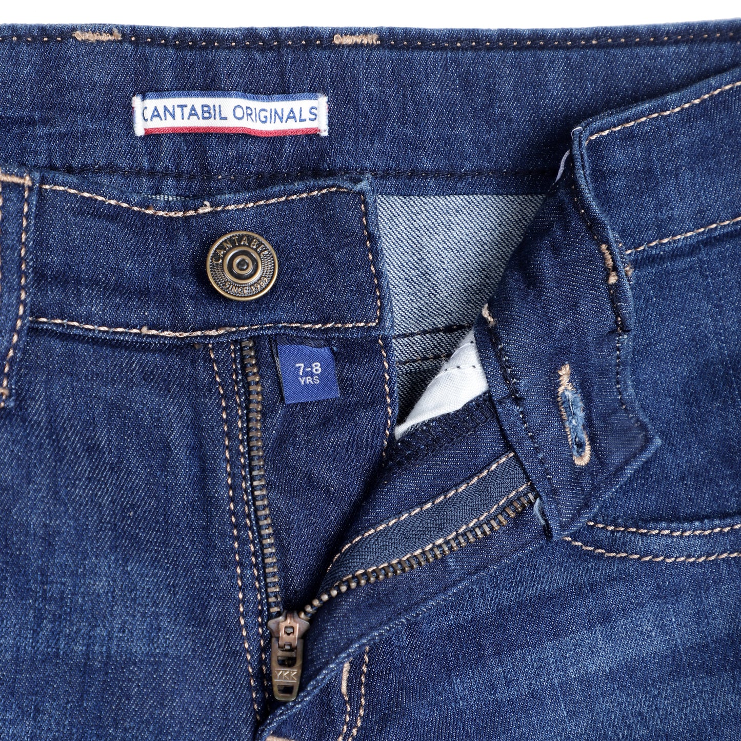 Cantabil Boys Dark Blue Solid Jeans (7153866539147)