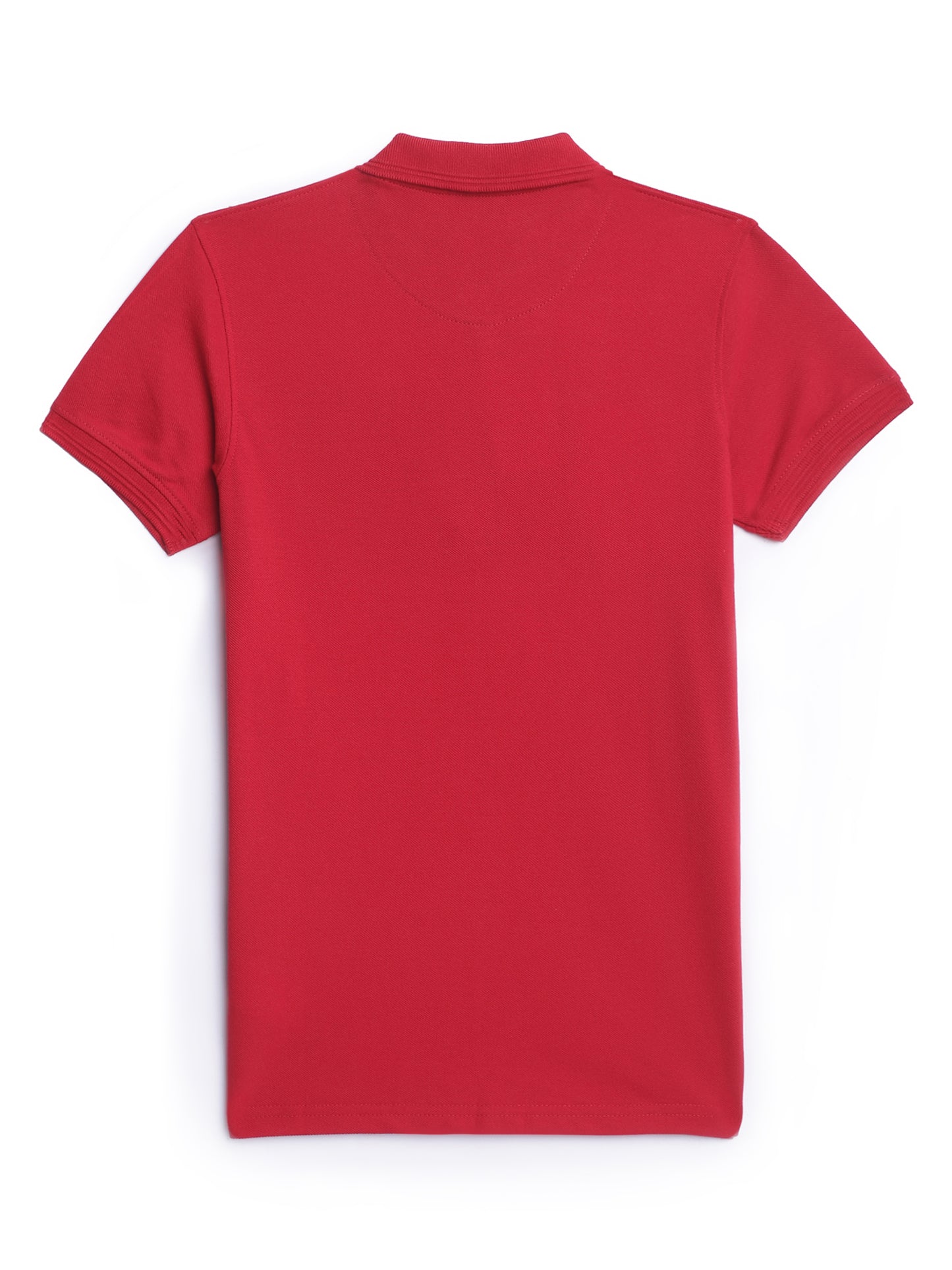 Cantabil Red Polo Neck short sleeve Boys T-Shirt (7142509183115)