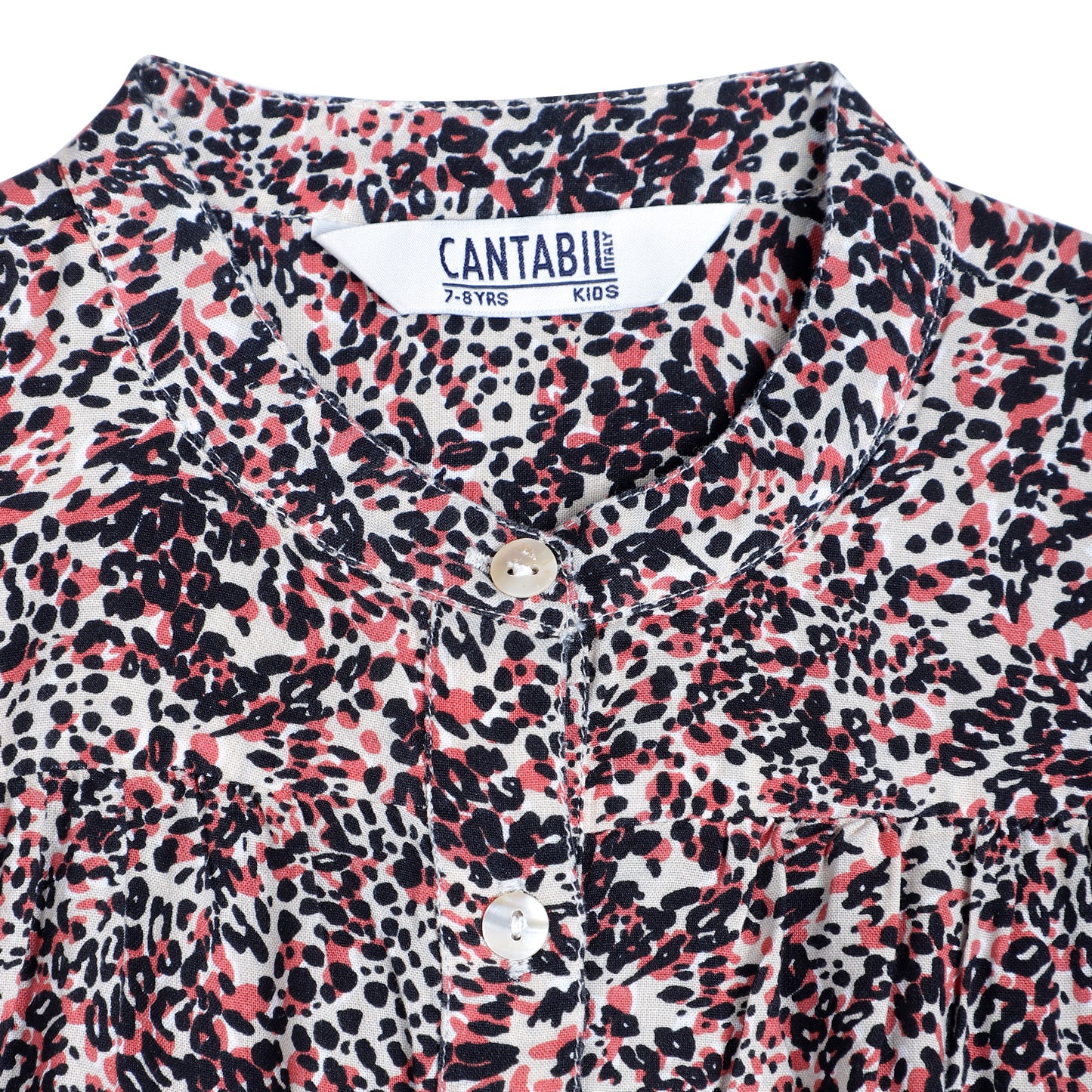 Cantabil Girls Off White Printed Half Sleeves Casual Top (7153864147083)