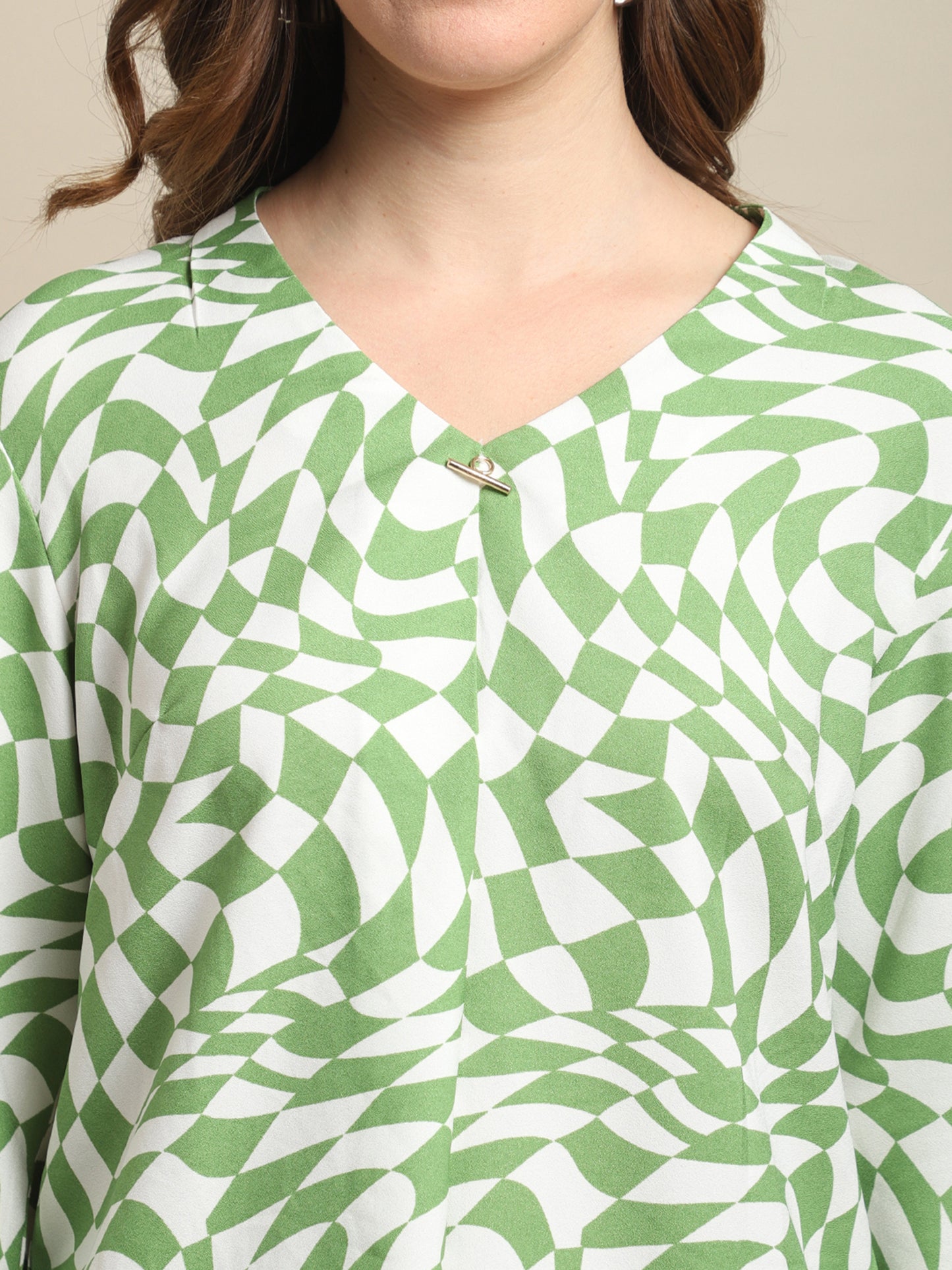 Cantabil Ladies Green Top (7121593860235)