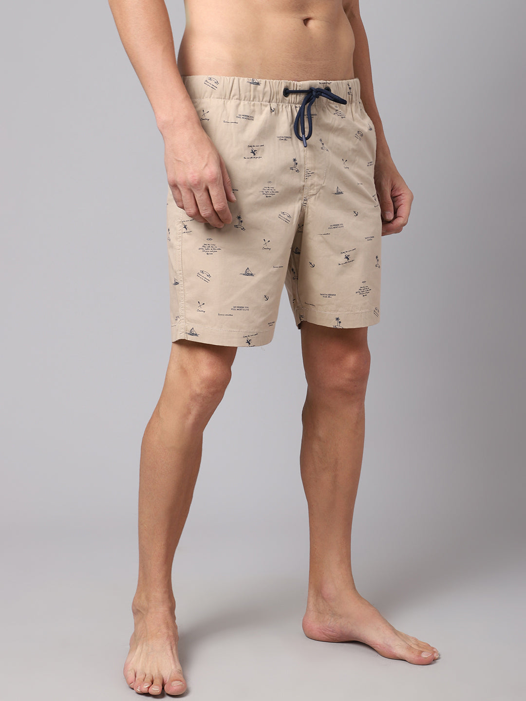 Cantabil Men's Black Bermuda (7018863132811)