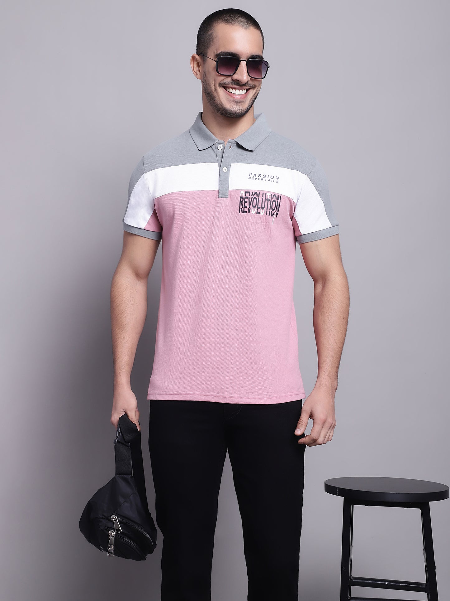 Cantabil Men Black Stretchable Jeans (7137614823563)