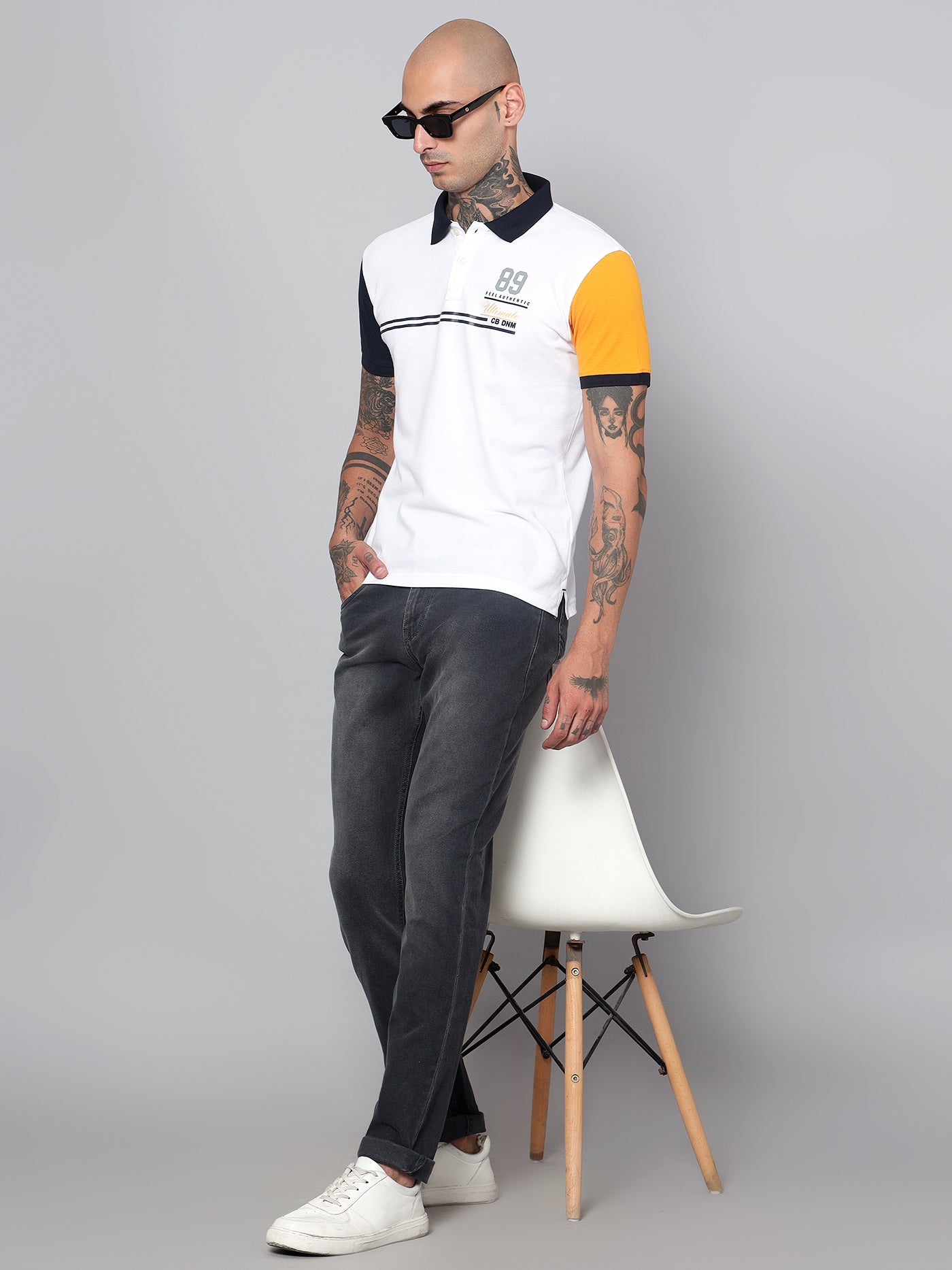 Cantabil Men Dark Grey Clean Look Jeans (7153633919115)