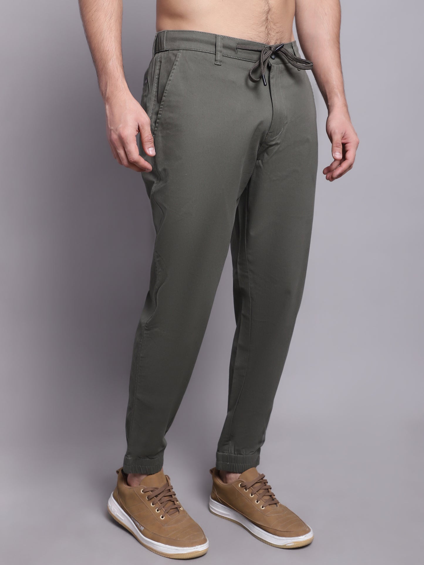 Cantabil Men Olive Green Jogger (7137856585867)