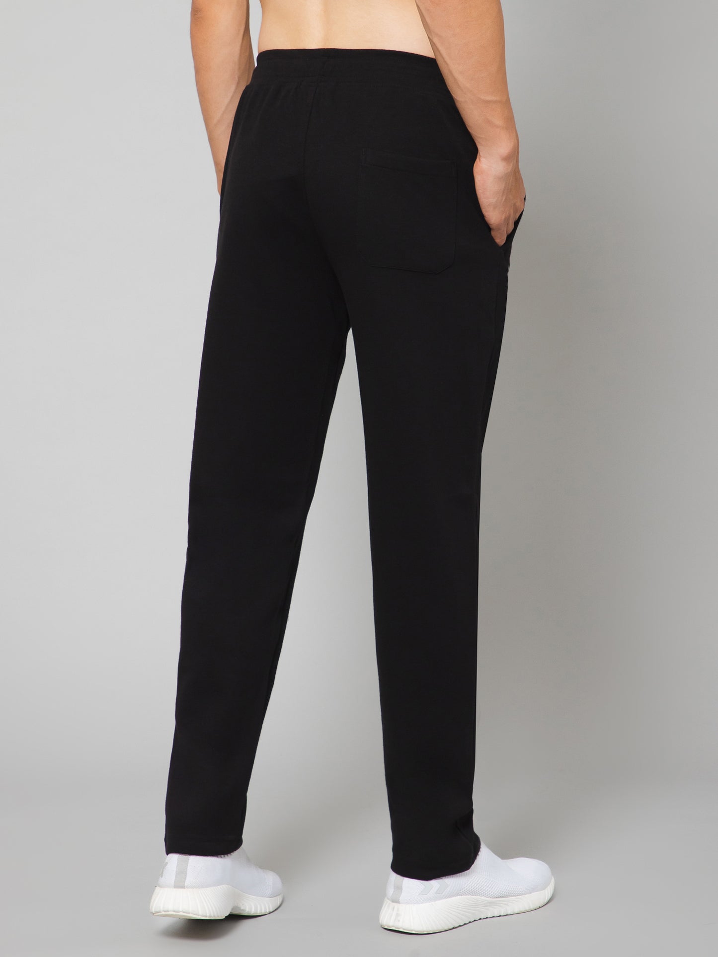 Cantabil Men Black Track Pant (7133630726283)