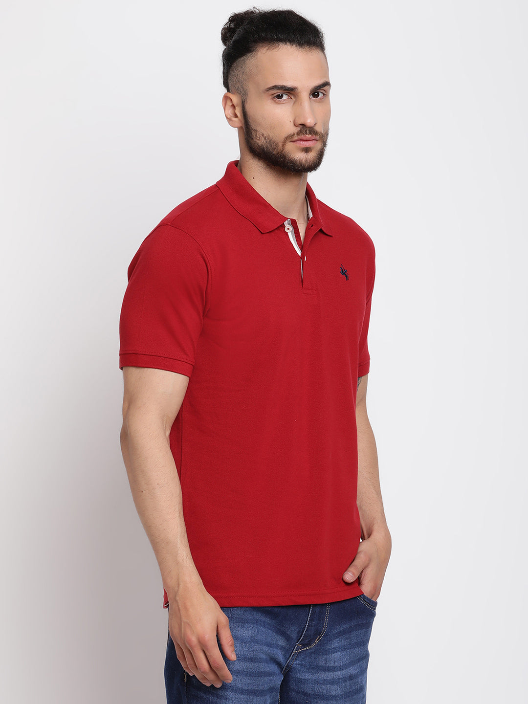 Cantabil Men's Maroon Tshirt (6768397549707)