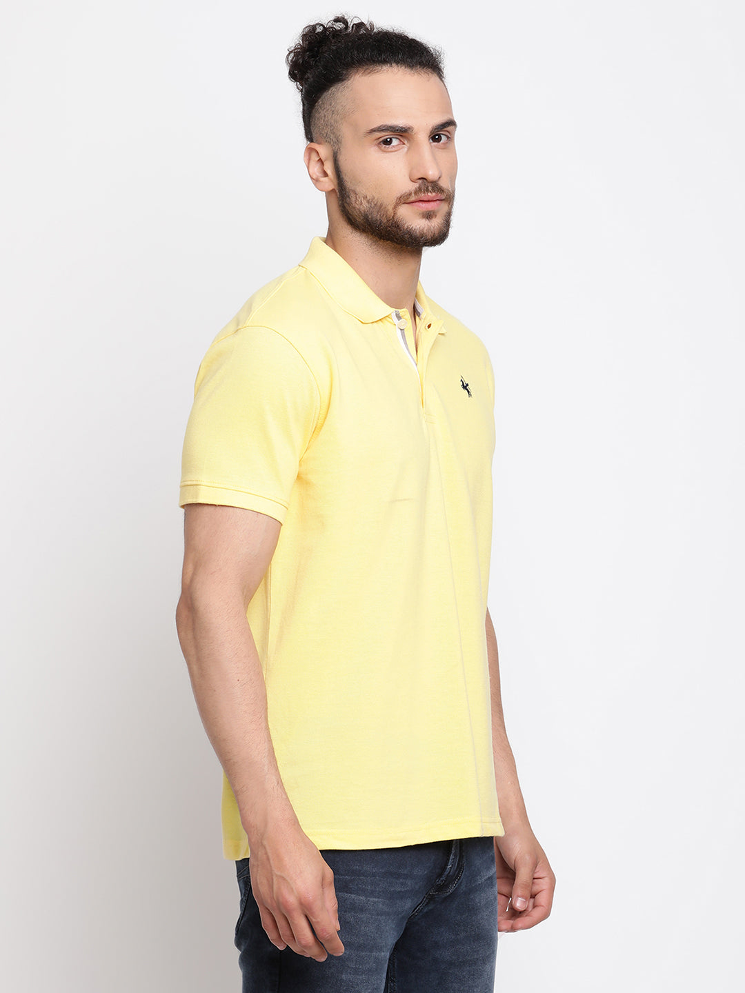 Cantabil Men's Yellow T-Shirt (6768481403019)