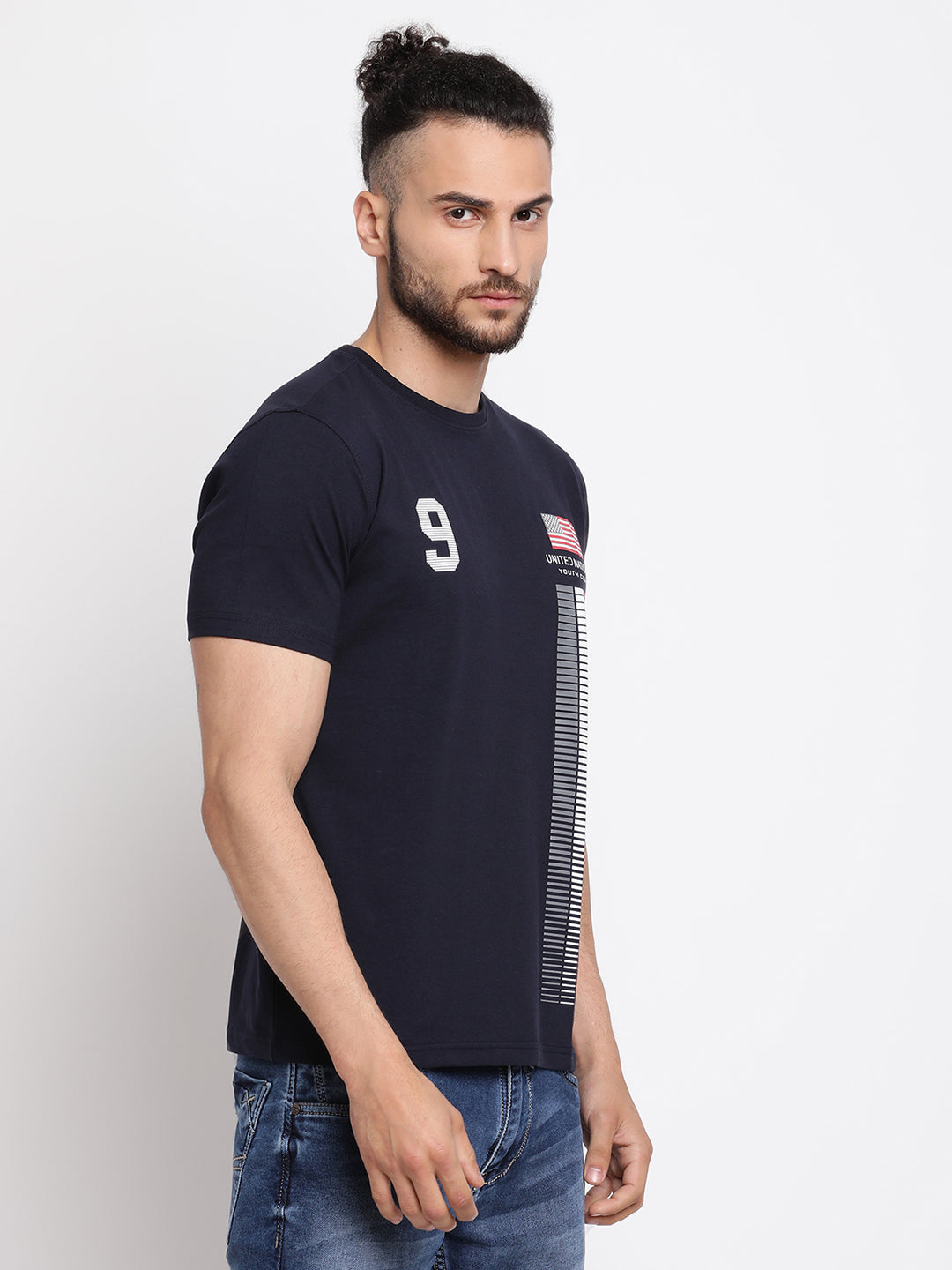 Cantabil Men's Navy T-Shirt (6768556245131)