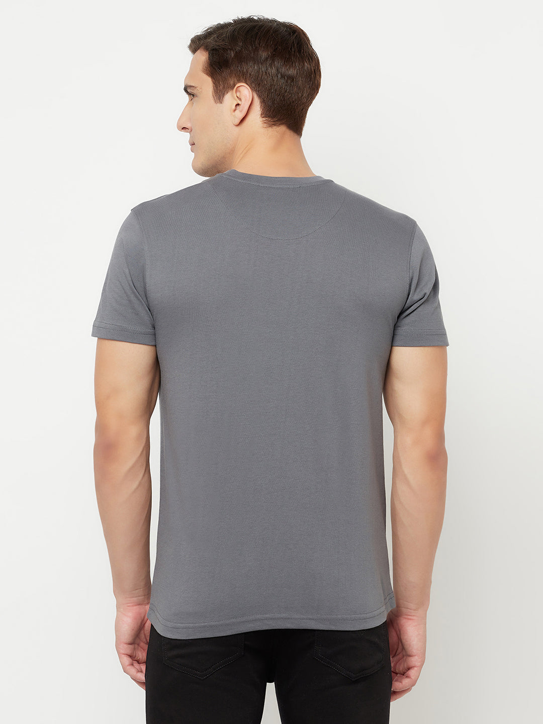 Cantabil Men's Grey T-Shirt (6817066811531)