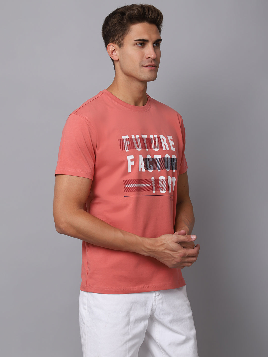 Cantabil Men's Coral T-Shirt (6926474576011)