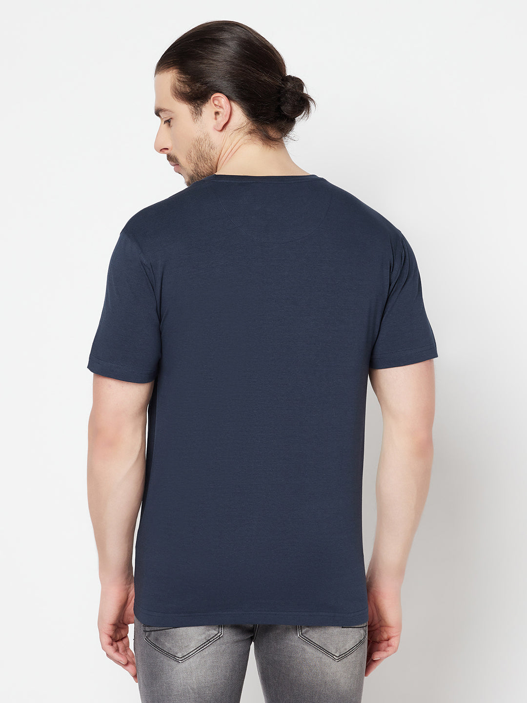 Cantabil Men's Navy T-Shirt (6817053671563)