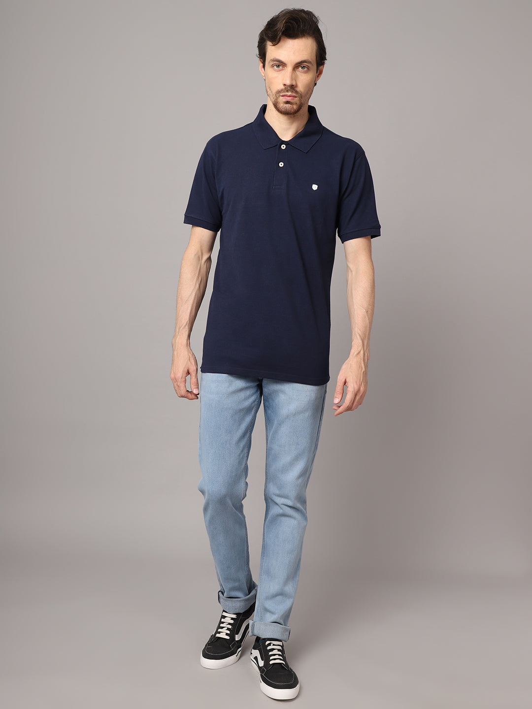 Cantabil Mens Navy T-Shirt (7048933998731)