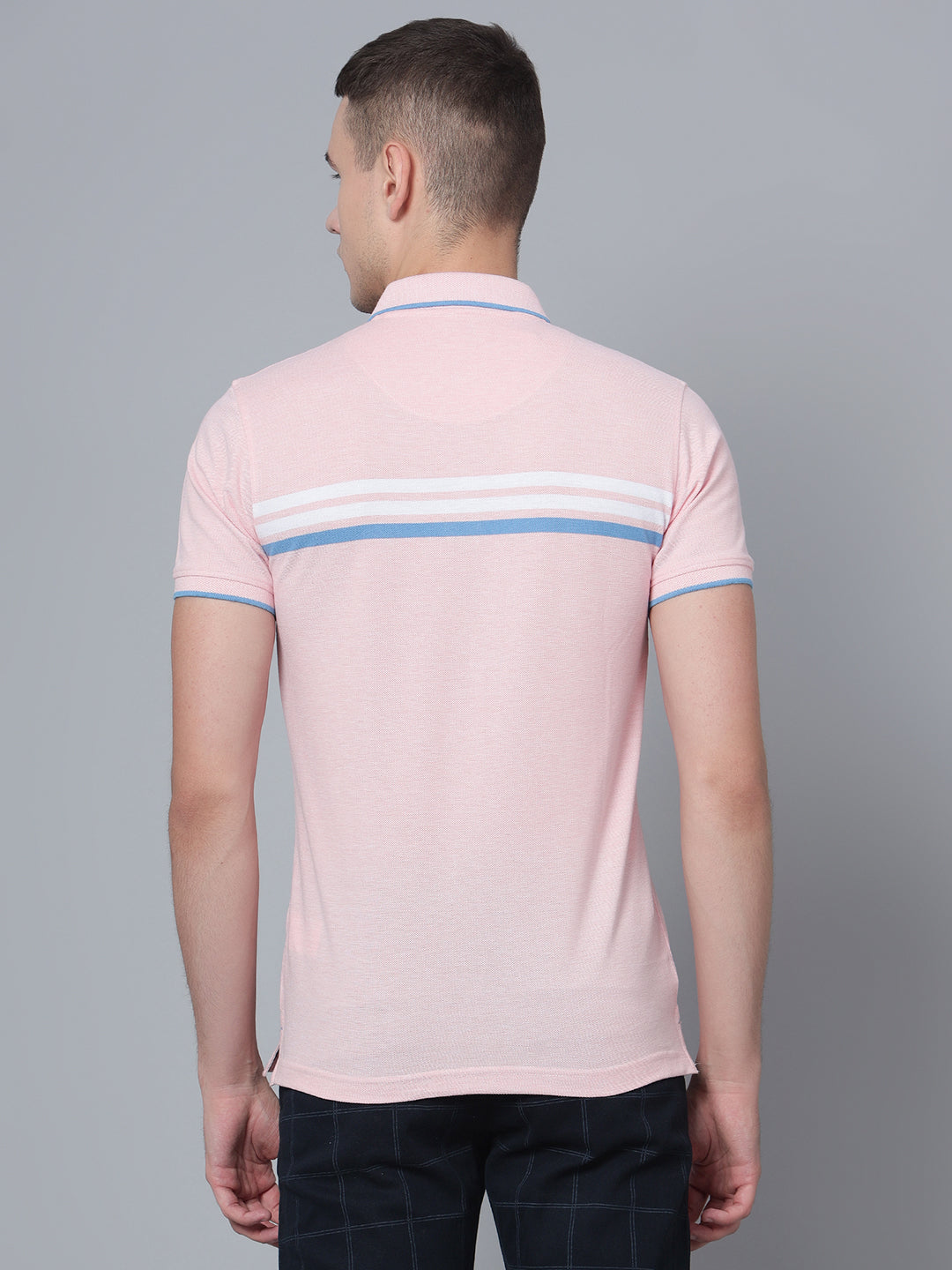 Cantabil Men Pink Polo T-Shirt (7133852500107)