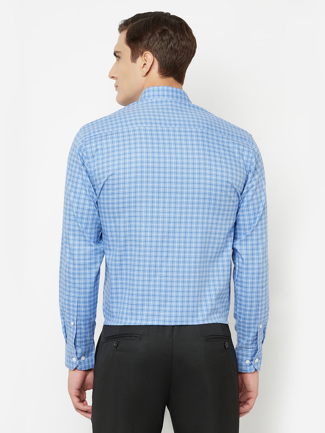 Cantabil Men's Blue Formal Shirt (6827130093707)