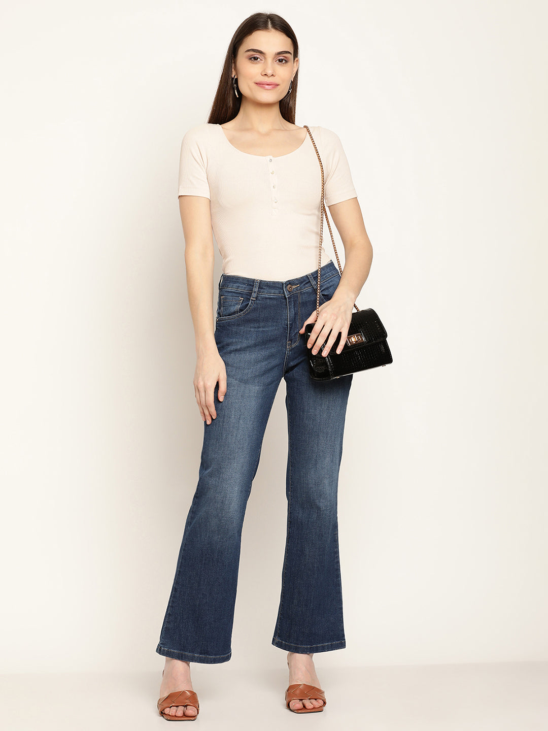 Cantabil Women's Med. Mercerised Denim (6834859606155)