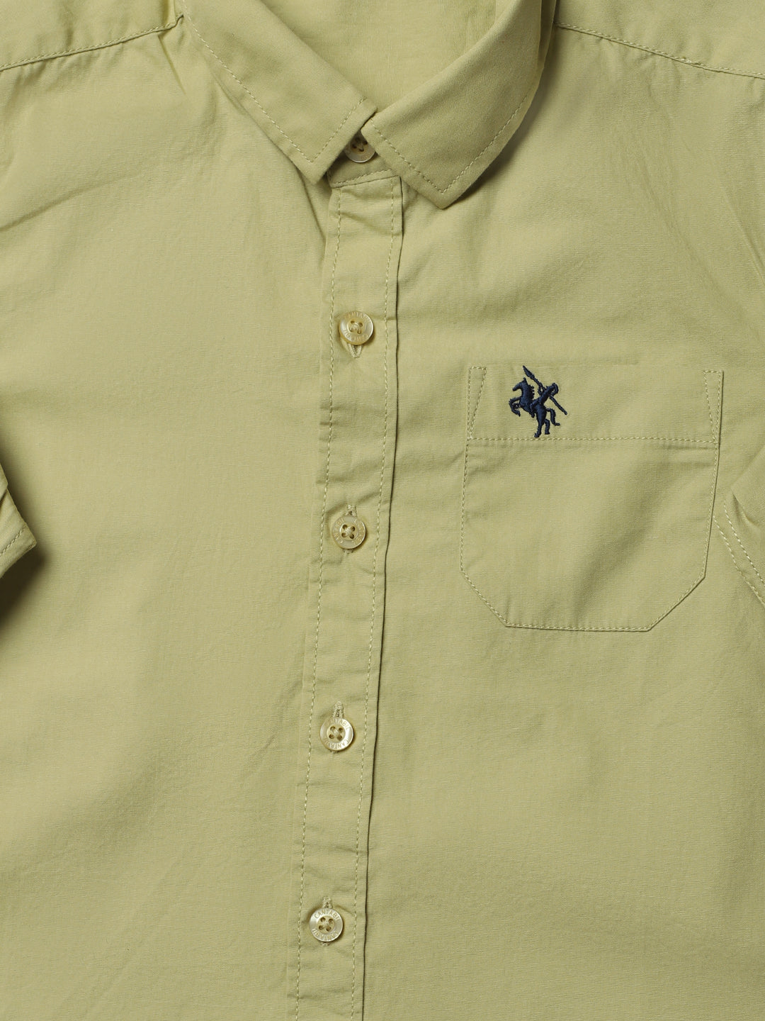 Cantabil Boy's Green Full Sleeves Shirt (6994978111627)