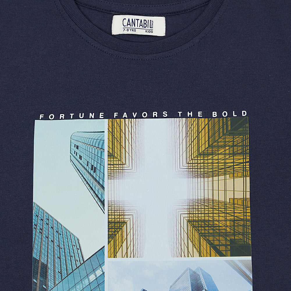 Cantabil Navy Boy's T-Shirt (6816331104395)