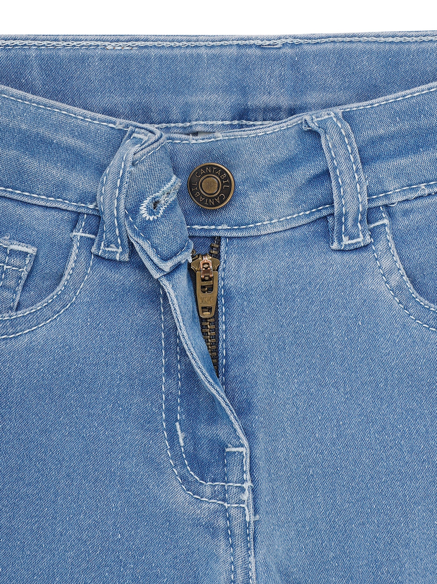 Cantabil Girls Dirty Blue Denim (7087073067147)