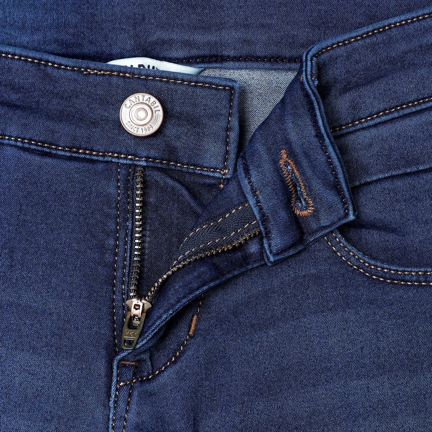 Cantabil Girls Dirty Blue Denim (7087427190923)
