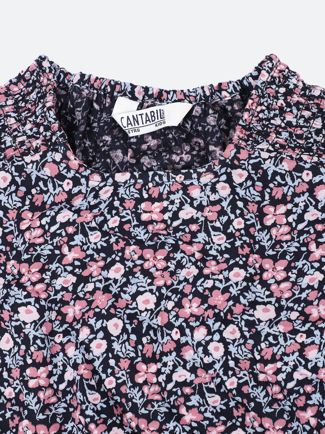 Cantabil Girls Navy Blue Dress (6934357246091)