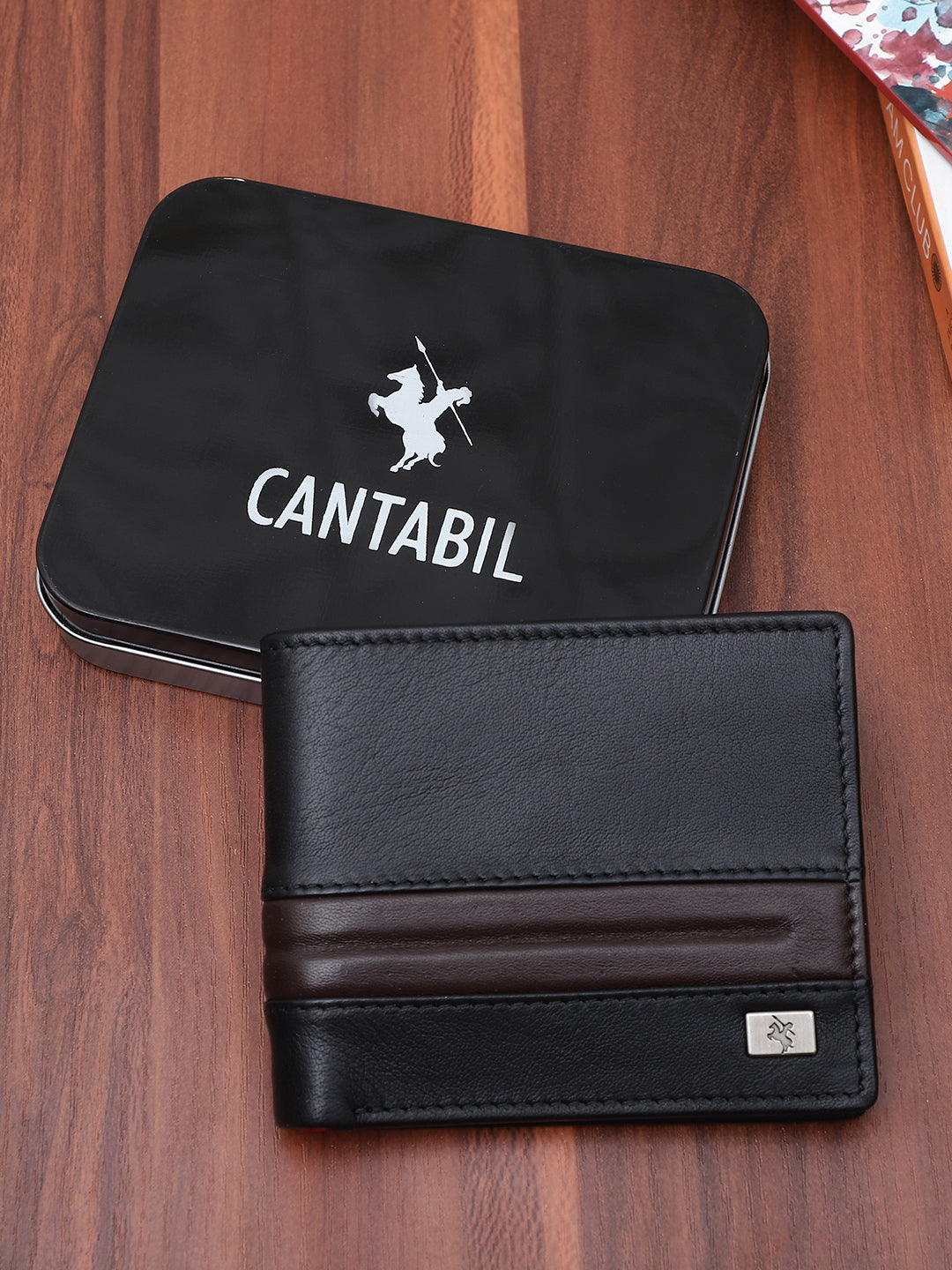 Cantabil Men Black Wallet (7067445035147)