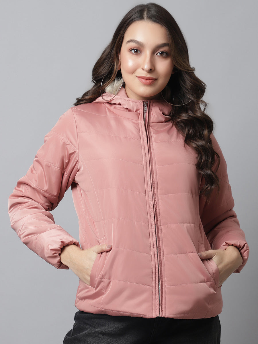 Pink colour outlet jacket