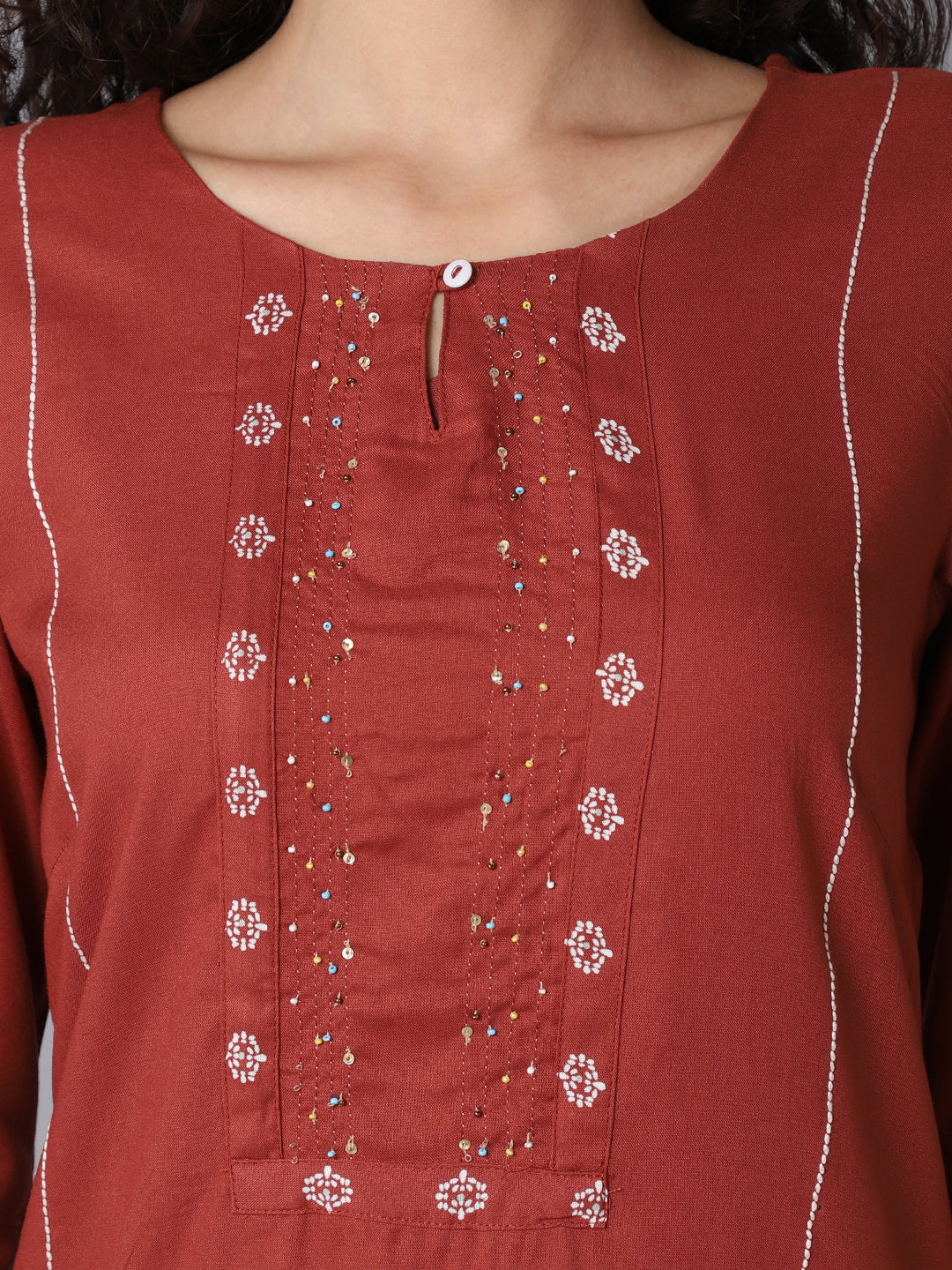 Cantabil Women's Printed Kurti Palazzo Set (6933590409355)