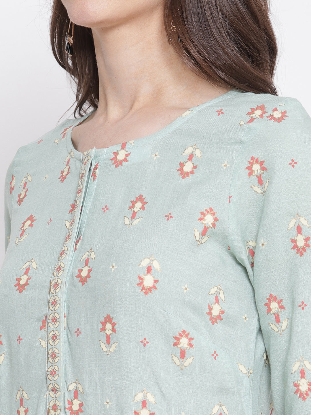 Cantabil Women's Aqua Kurta (6798617968779)