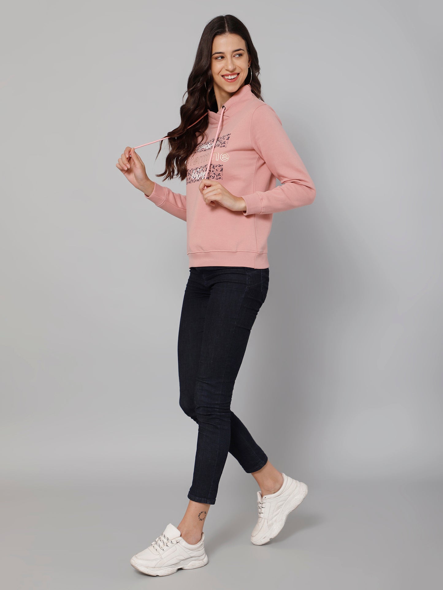 Cantabil Women Coral Sweatshirt (7025884659851)
