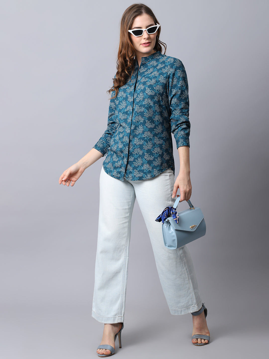 Cantabil Women's Teal Tunic (6933601222795)