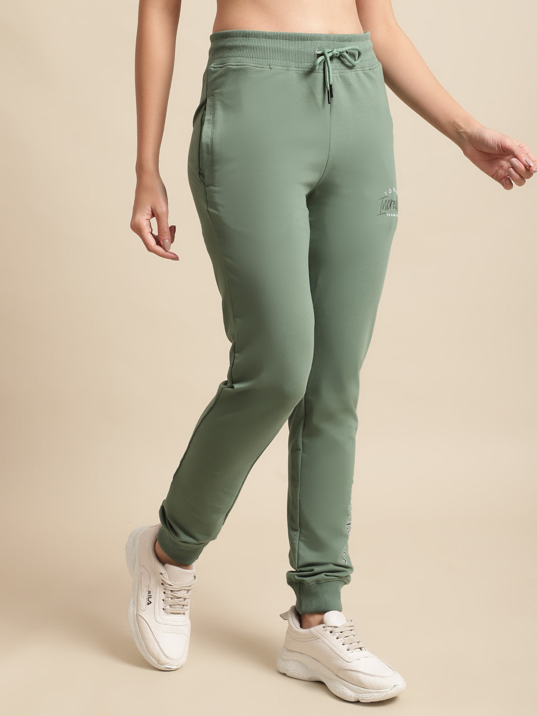Cantabil Ladies Green Track Pant (7064434213003)