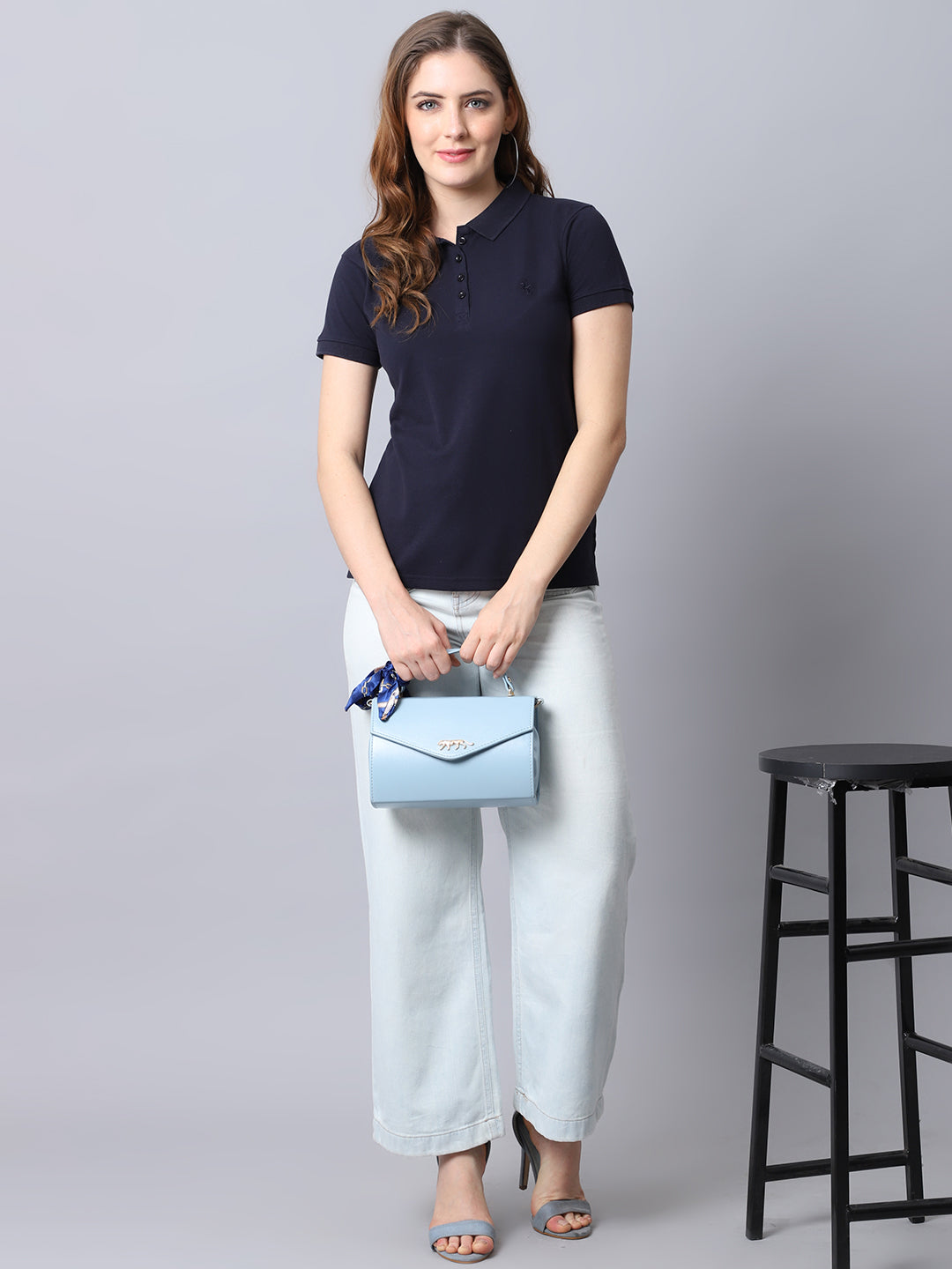 Cantabil Women's Navy T-Shirts (6932869152907)