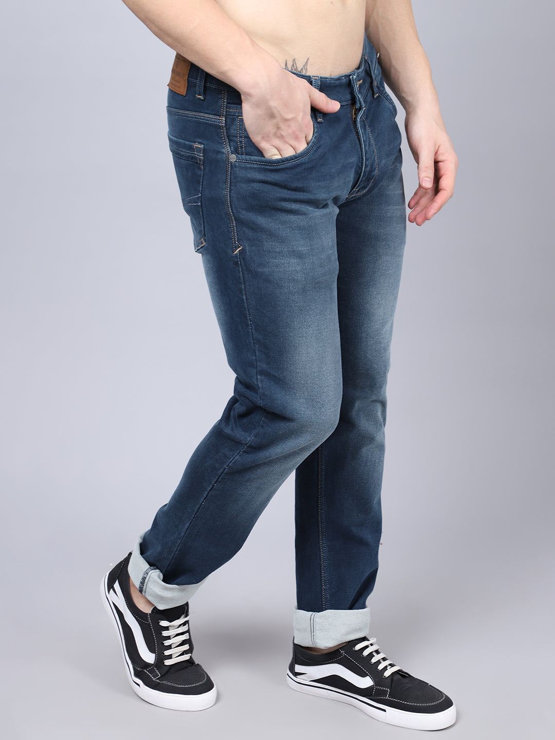 Cantabil Mens Navy Jeans (7032525586571)