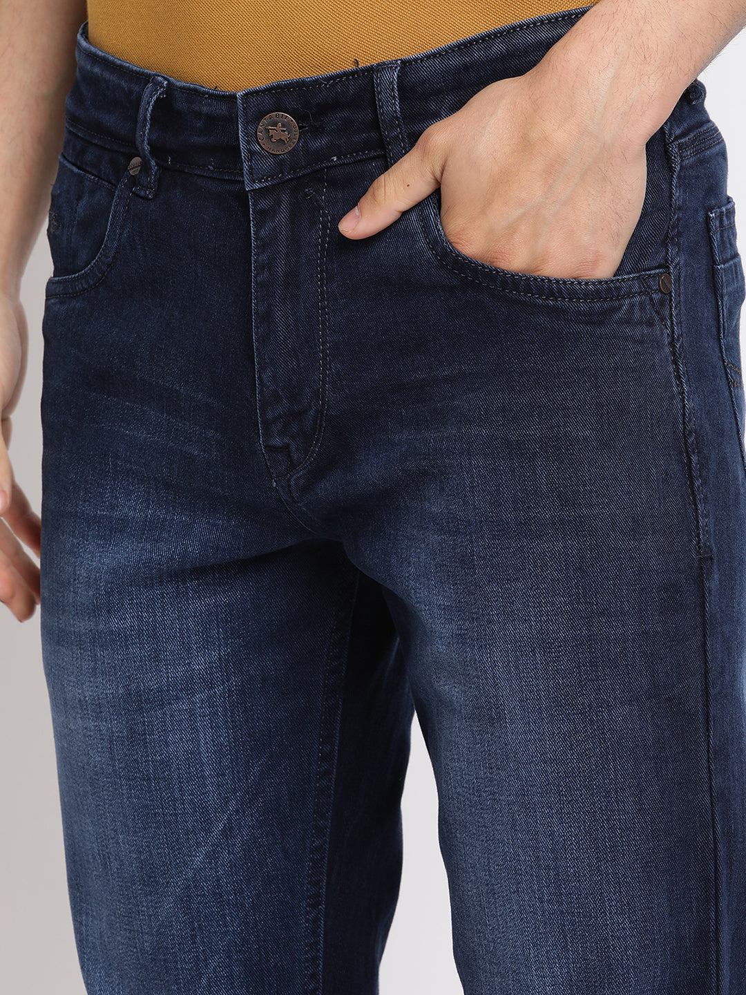 Cantabil Men's Navy Jeans (6769733599371)