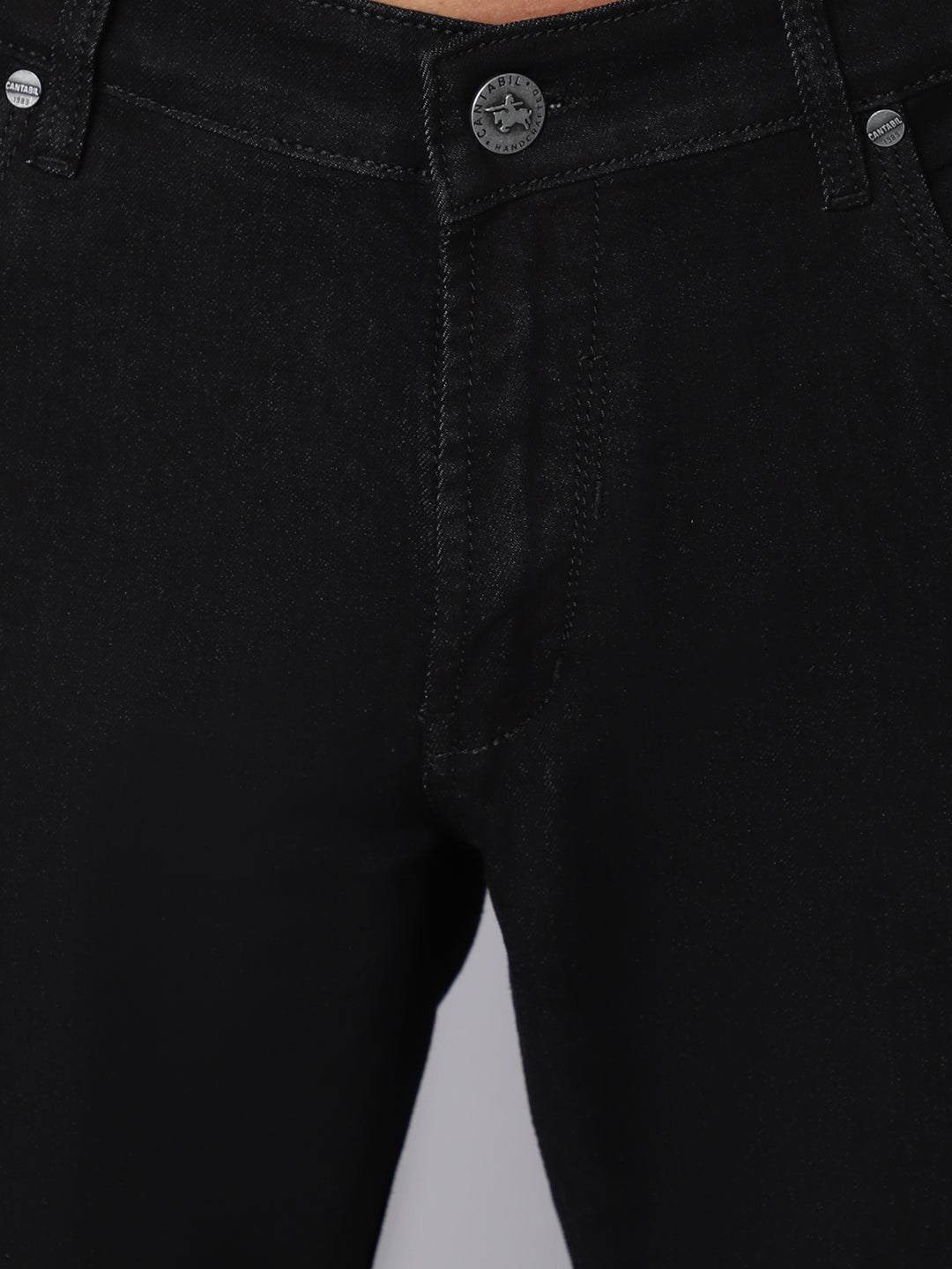 Cantabil Men's Black Jeans (6929742233739)