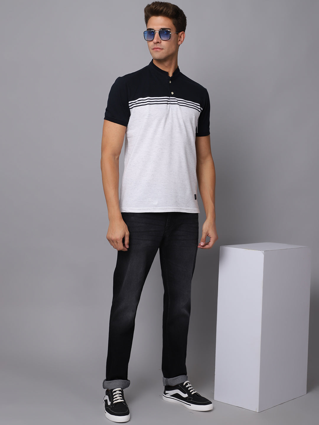 Cantabil Men's Black Jeans (6929714610315)