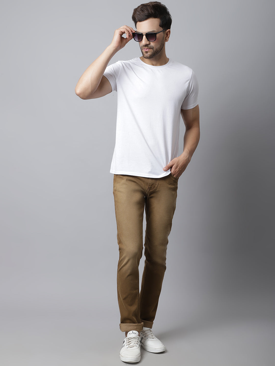 Cantabil Mens Brown Jeans (7034187186315)