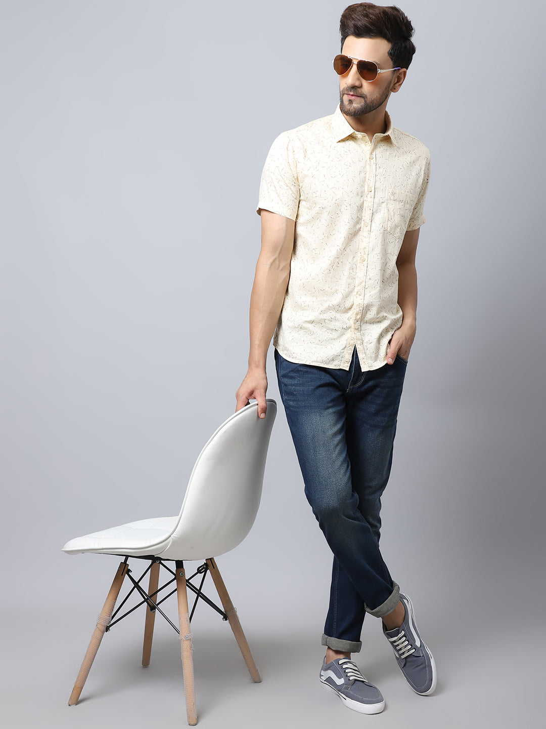 Cantabil Mens Dirty Earth Jeans (7035276394635)