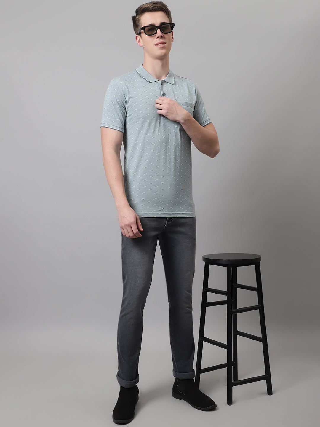 Cantabil Men's Grey Denim (7069909876875)