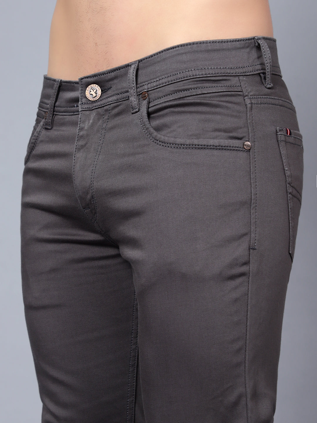 Cantabil Men Olive Jeans (7089468801163)