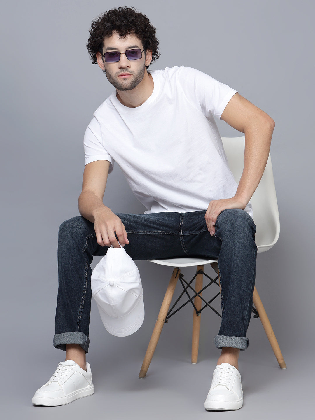 Cantabil Men Carbon Black Jeans (7121561354379)