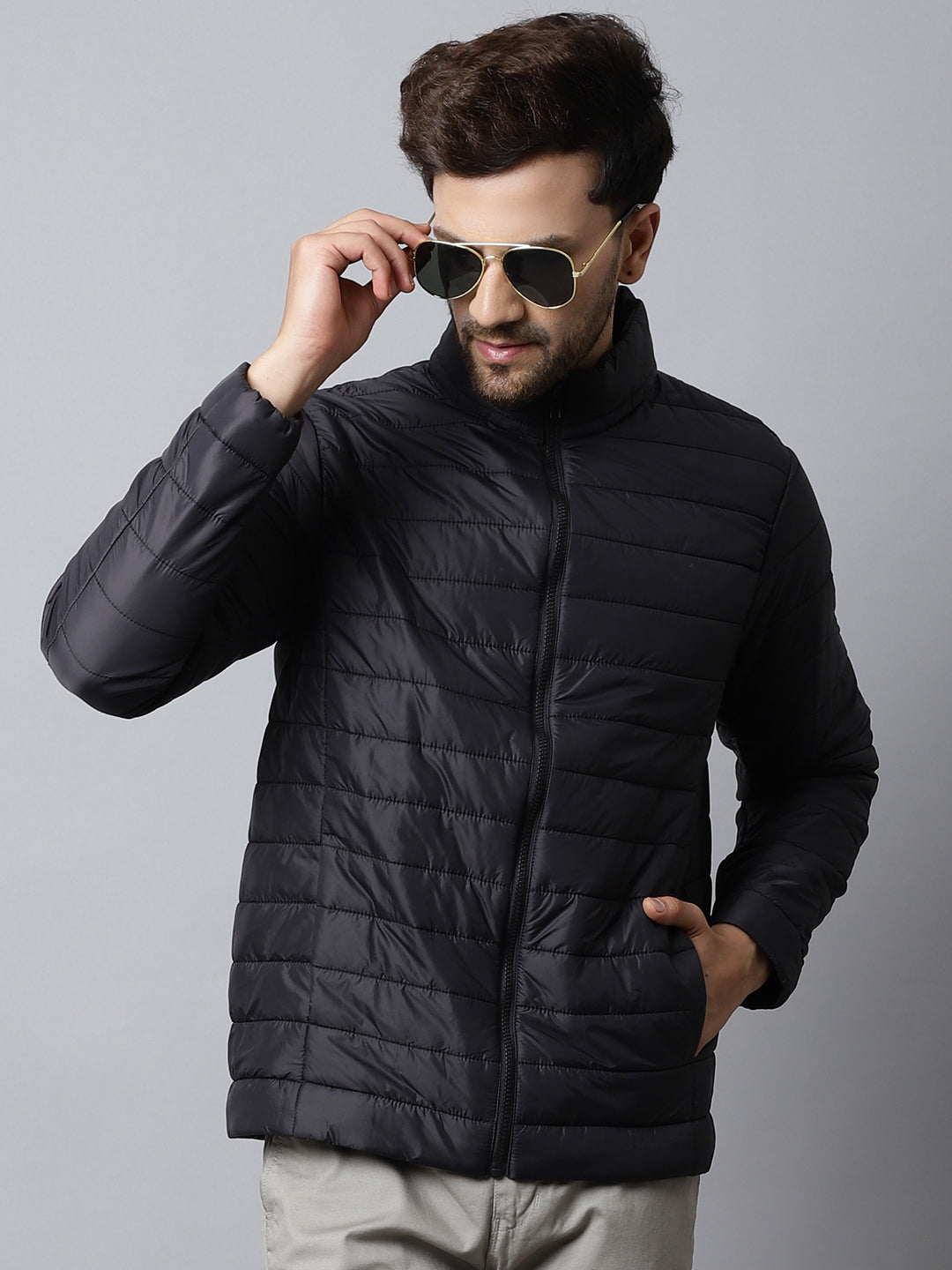 Cantabil Mens Black Jacket (7030791307403)