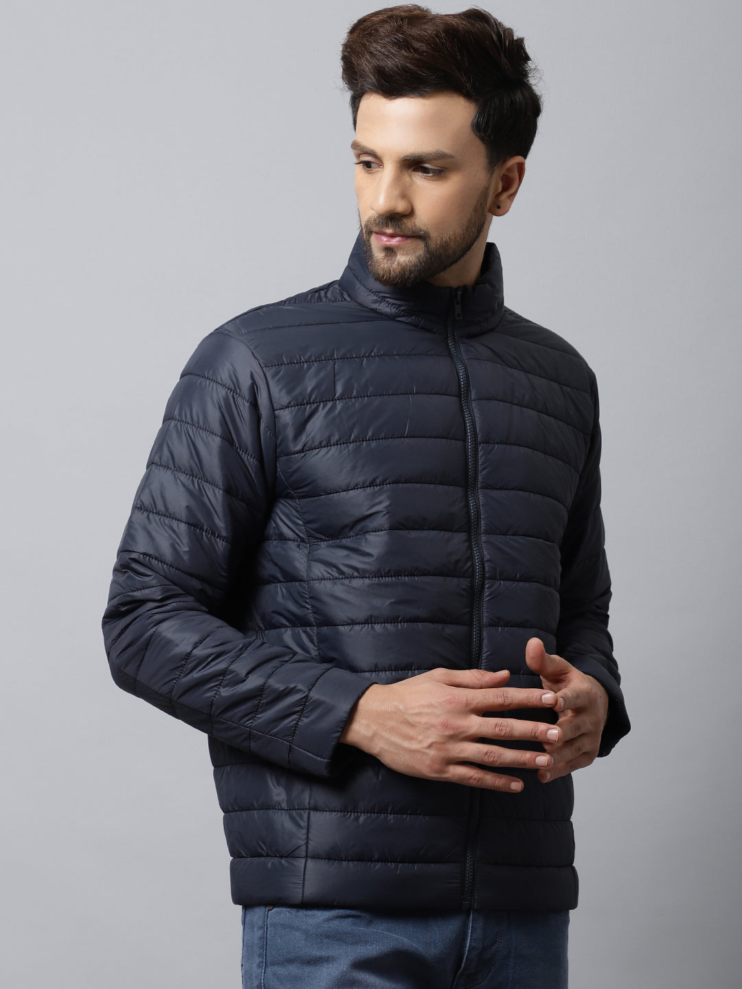 Cantabil Mens Dark Navy Jacket (7030798352523)