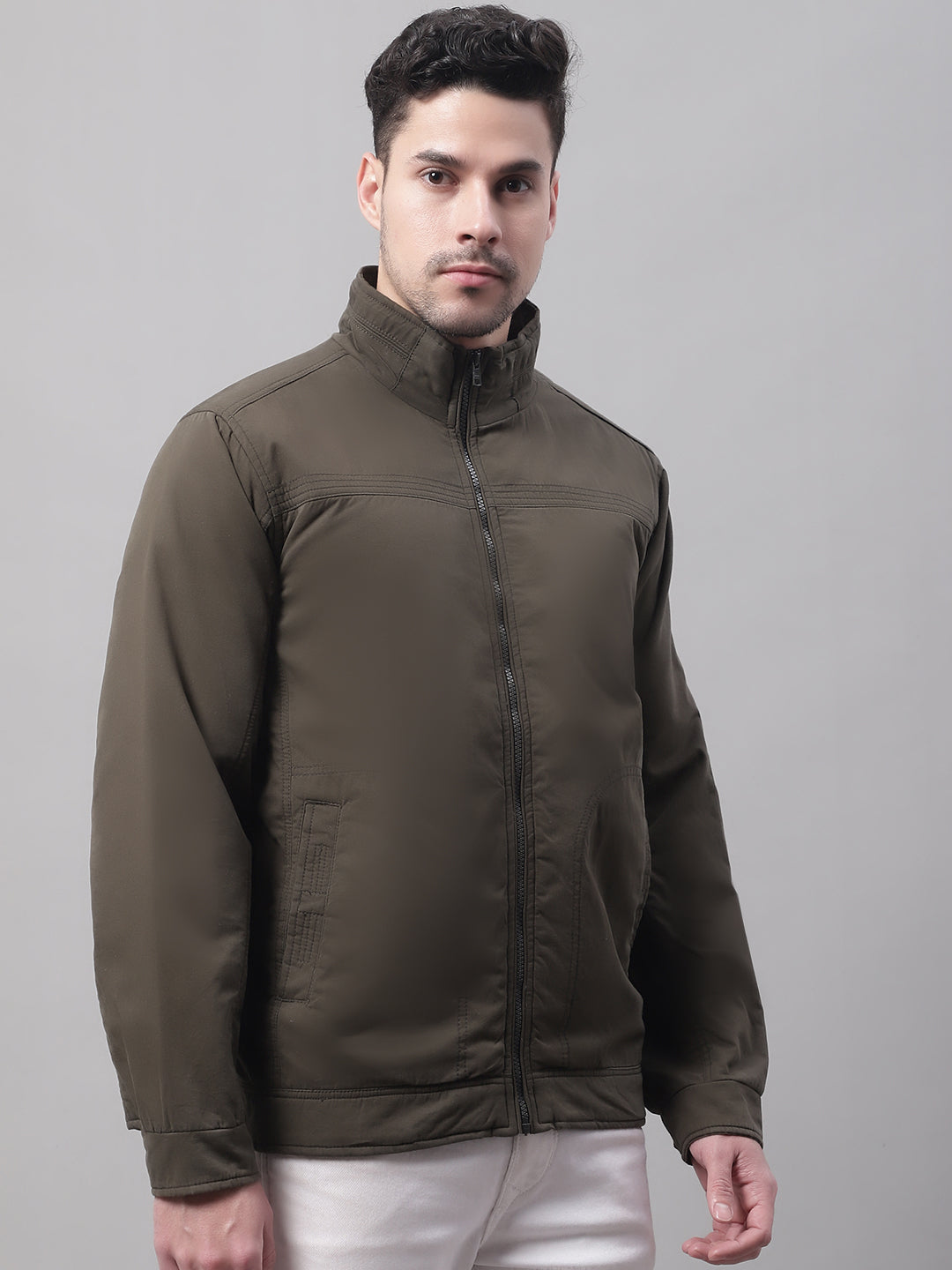 Cantabil Men Olive Jacket (7088997302411)