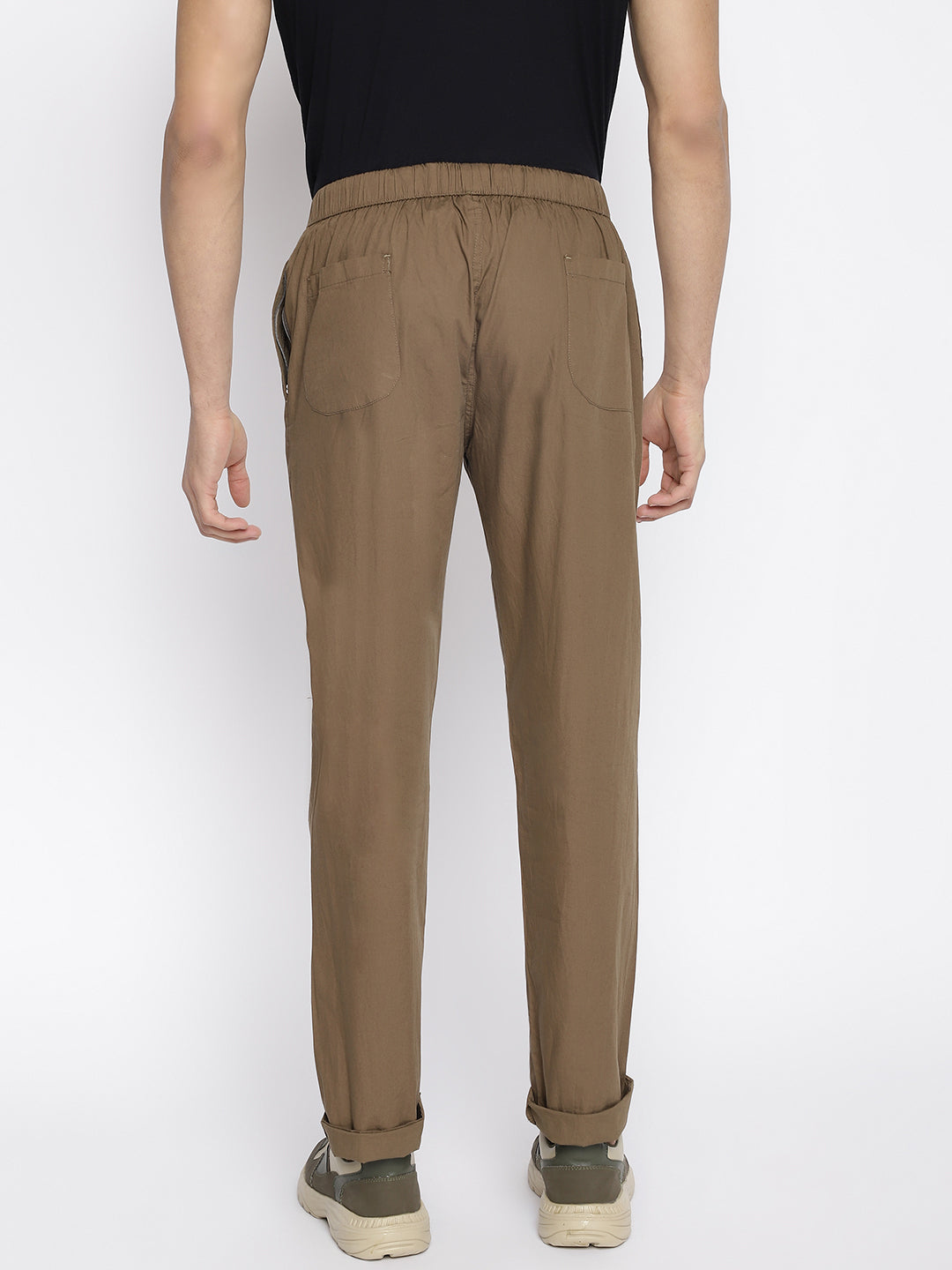 Cantabil Men Brown Lower (7047302938763)