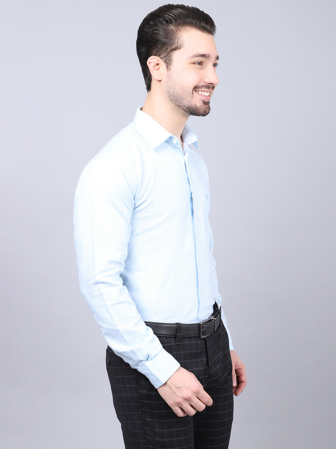 Cantabil Mens Sky Blue Shirt (7048917024907)