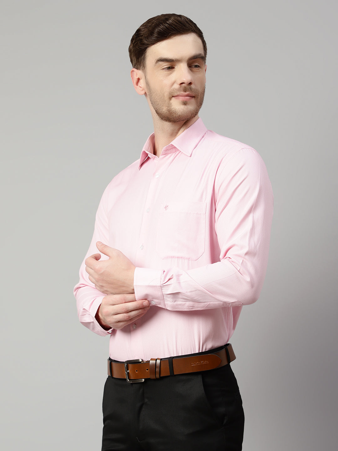Cantabil Men Pink Shirt (7113745825931)
