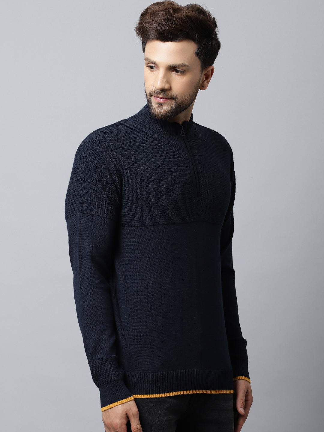 Cantabil Mens Navy Sweater (7032514773131)