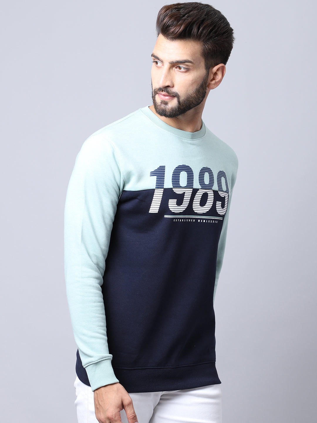 Cantabil Green Sweatshirt for Men's (7018477551755)