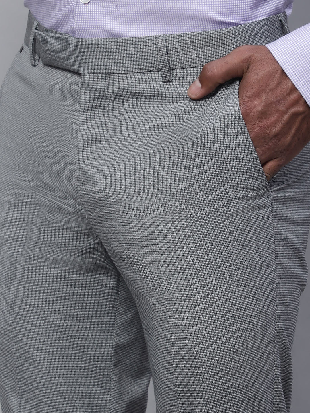 Cantabil Men Grey Trouser (7114266607755)